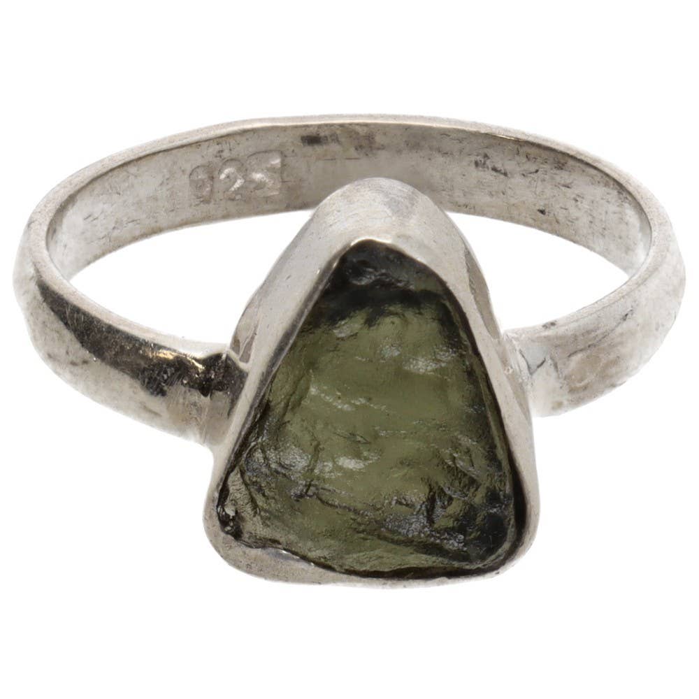 Vives de la Cortada S.L - Wholesale Multi-Stone Ring - Moldavite Ring in 925 Sterling Silver (2 - 2.9g)1