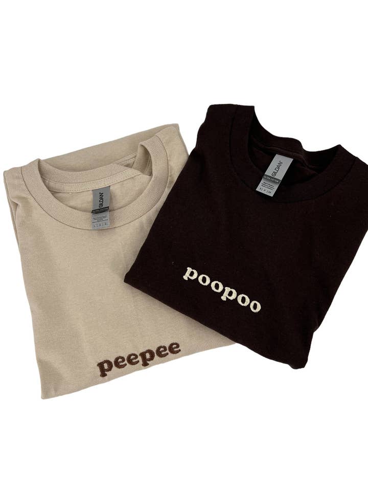 Totally Iced Out - Wholesale Screen Printed T-Shirt - Unisex - Peepee Poopoo Matching Tee Set