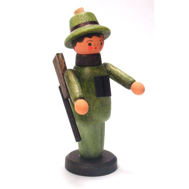 Erzgebirge German Wood Miniature Hunter Figurine 2 Inch for wholesale by Pinnacle Peak Trading