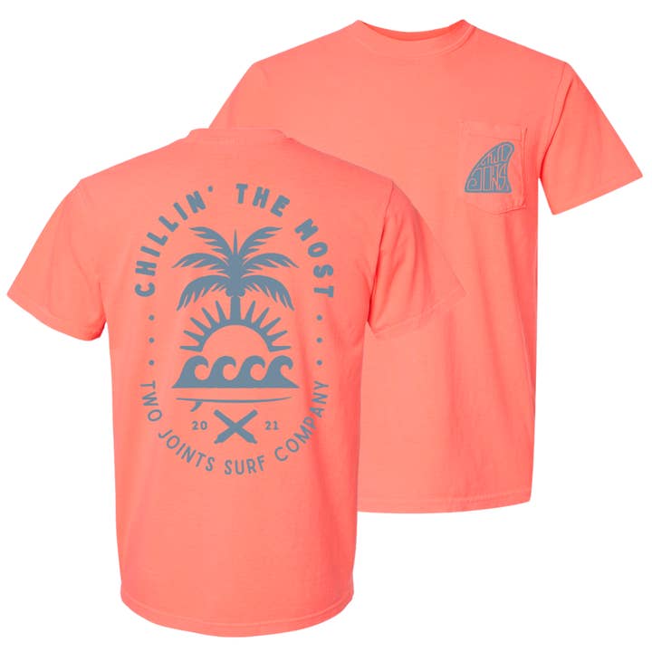 Chillin' The Most Tee for wholesale by Two Joints Surf Co.