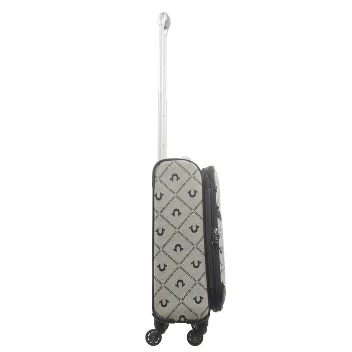 FUL Luggage (Concept One) - Wholesale Luggage - True Religion Grey 23" Soft Sided Logo Monogram Spinner Luggage
