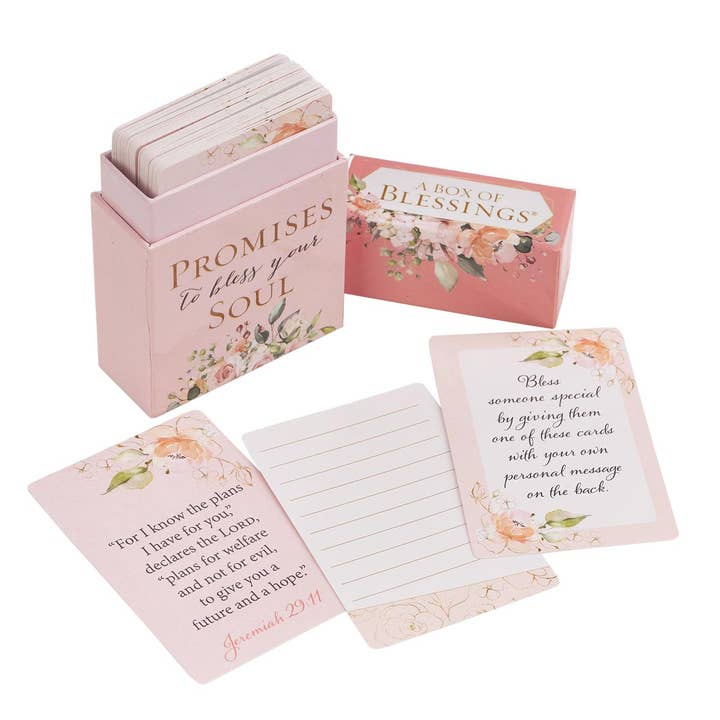 Christian Art Gifts - Wholesale Religious Card - Box of Blessings Promises to Bless Your Soul