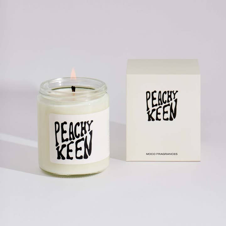 MOCO Fragrances - Wholesale Jar/Filled Candle - Peachy Keen Soy Candle - 8 oz