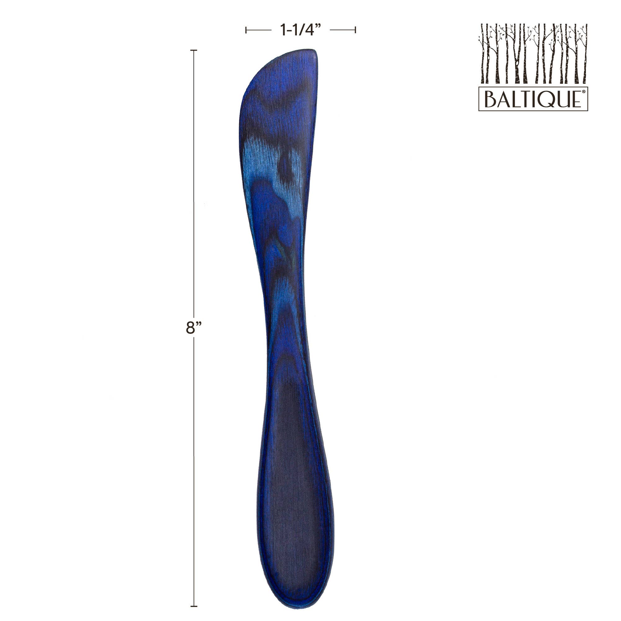 Totally Bamboo - Wholesale Cheese Spreader - Baltique® Malta Colorful Wooden Cheese Spreader Knife, 8"5