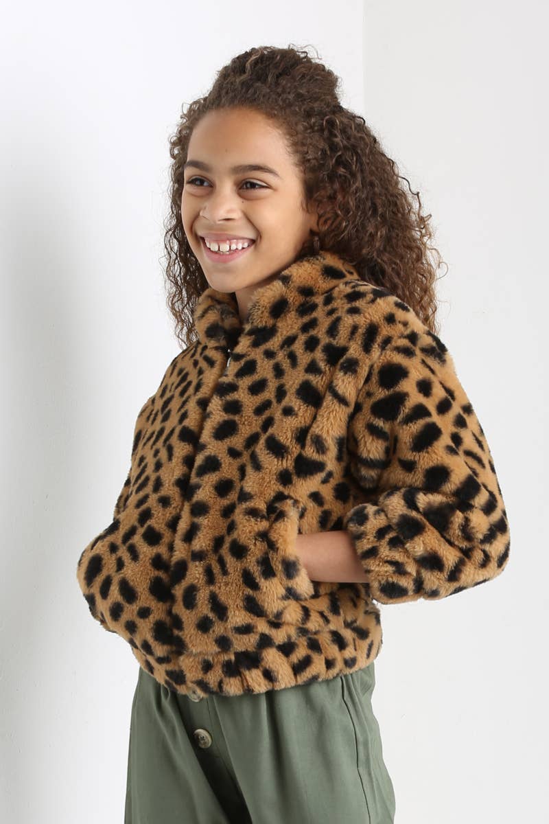 ANGIE - Wholesale Jacket - Kids - KJA67-LEO1