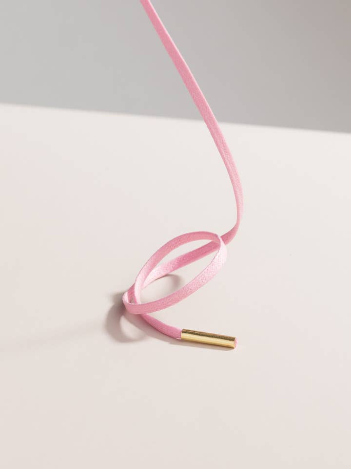 Rosa pastello | Lacci cerati piatti per la vendita all'ingrosso da parte di Senkels