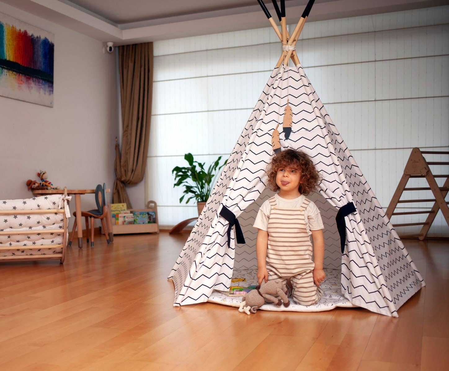 kidodido - Wholesale Tent - Kids - Toddler Teepee Set, Large Teepee For Kids Room, Teepee Tent7