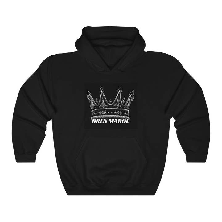 BREN MAROE Unisex Black Heavy Blend™ Hooded Sweatshirt för wholesale av BREN MAROE
