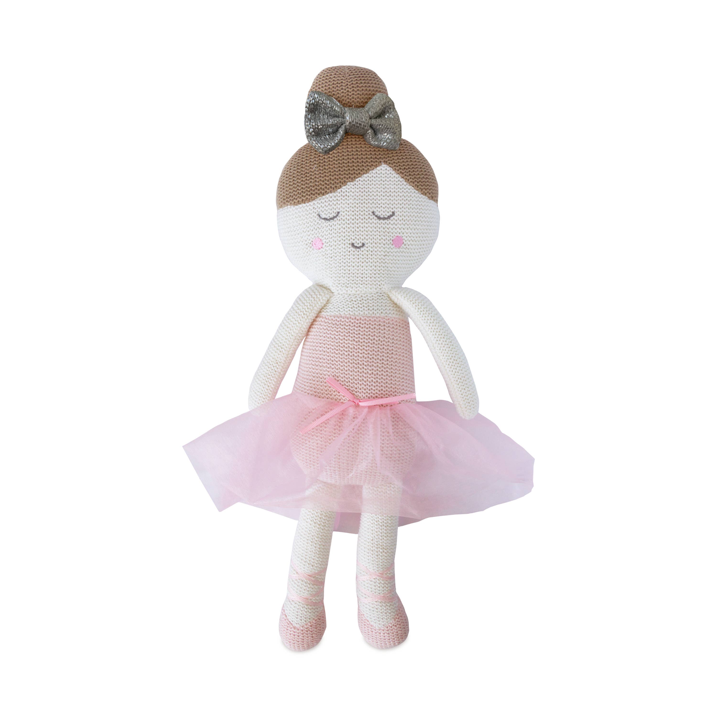 Living Textiles - Wholesale Stuffed/Plush Toy - Kids & Baby - 100% Cotton Knit Toy - Emma Ballerina2