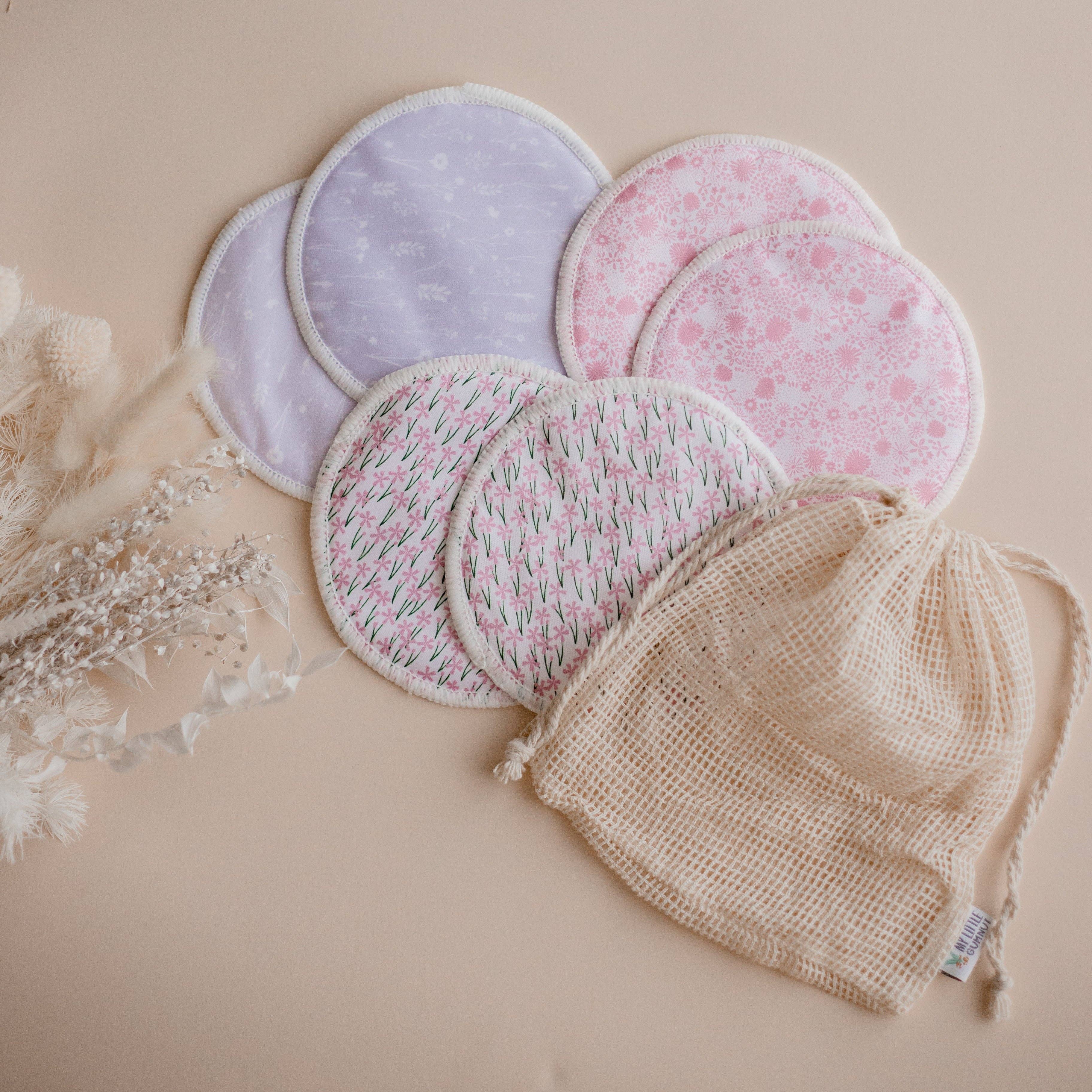 My Little Gumnut - Wholesale Nursing Pillow/Pad - Maternity - Reusable Breast Pads - Dusty Floral5