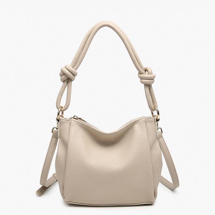 Jen & Co. - Wholesale Satchel - Women's - JN2651 Chicago Knotted Shoulder Bag w/ Long Strap