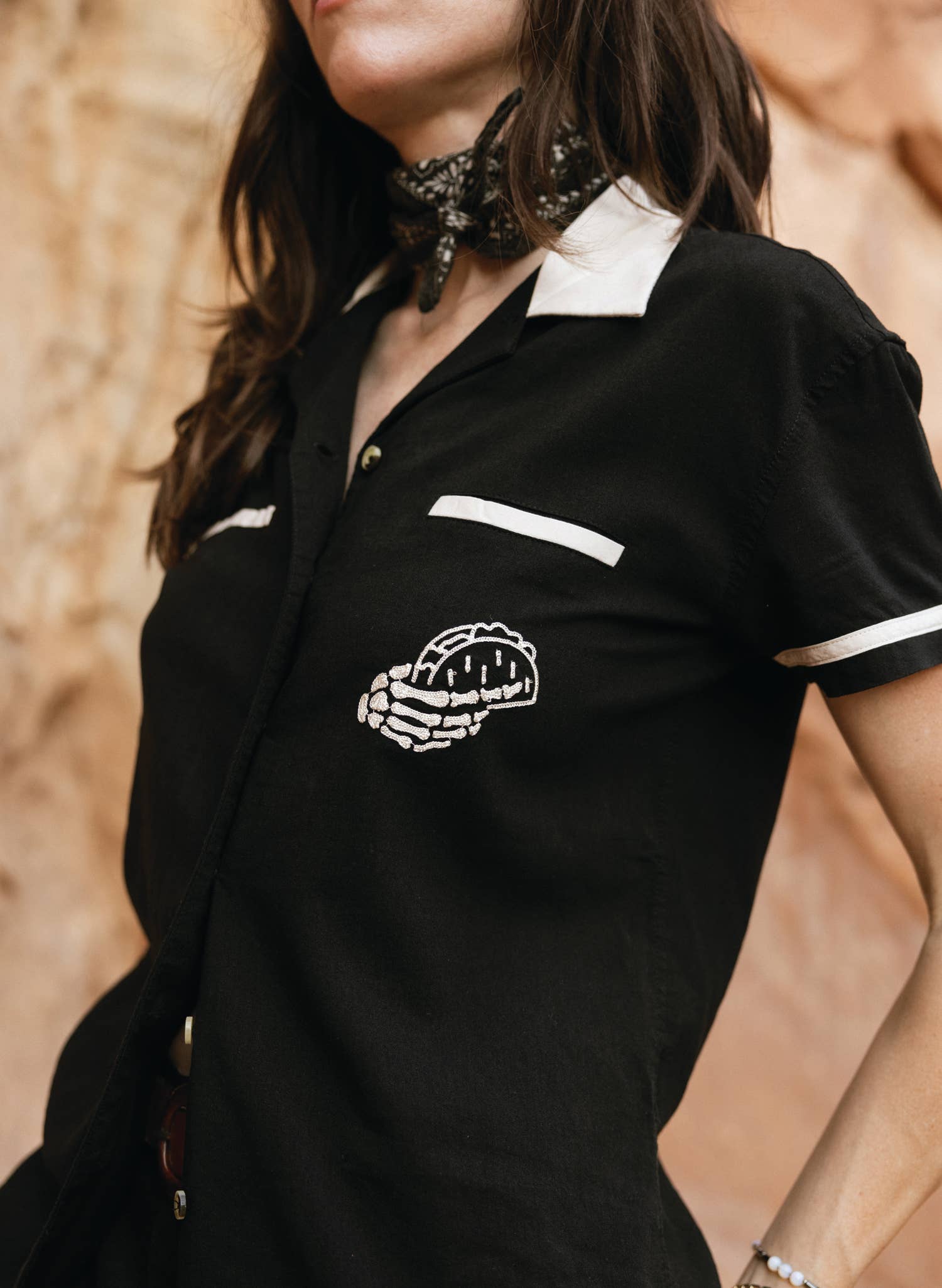 Pyknic - Wholesale Button Down Shirt - Unisex - Tacos & Beer Casual Button Down Shirt Men Women12