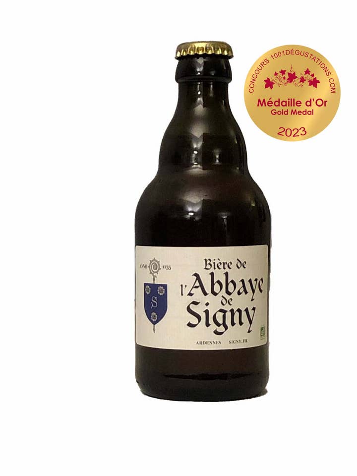 Bière blonde de l'Abbaye de Signy - 33cl pour la vente par Bière de l'Abbaye de Signy