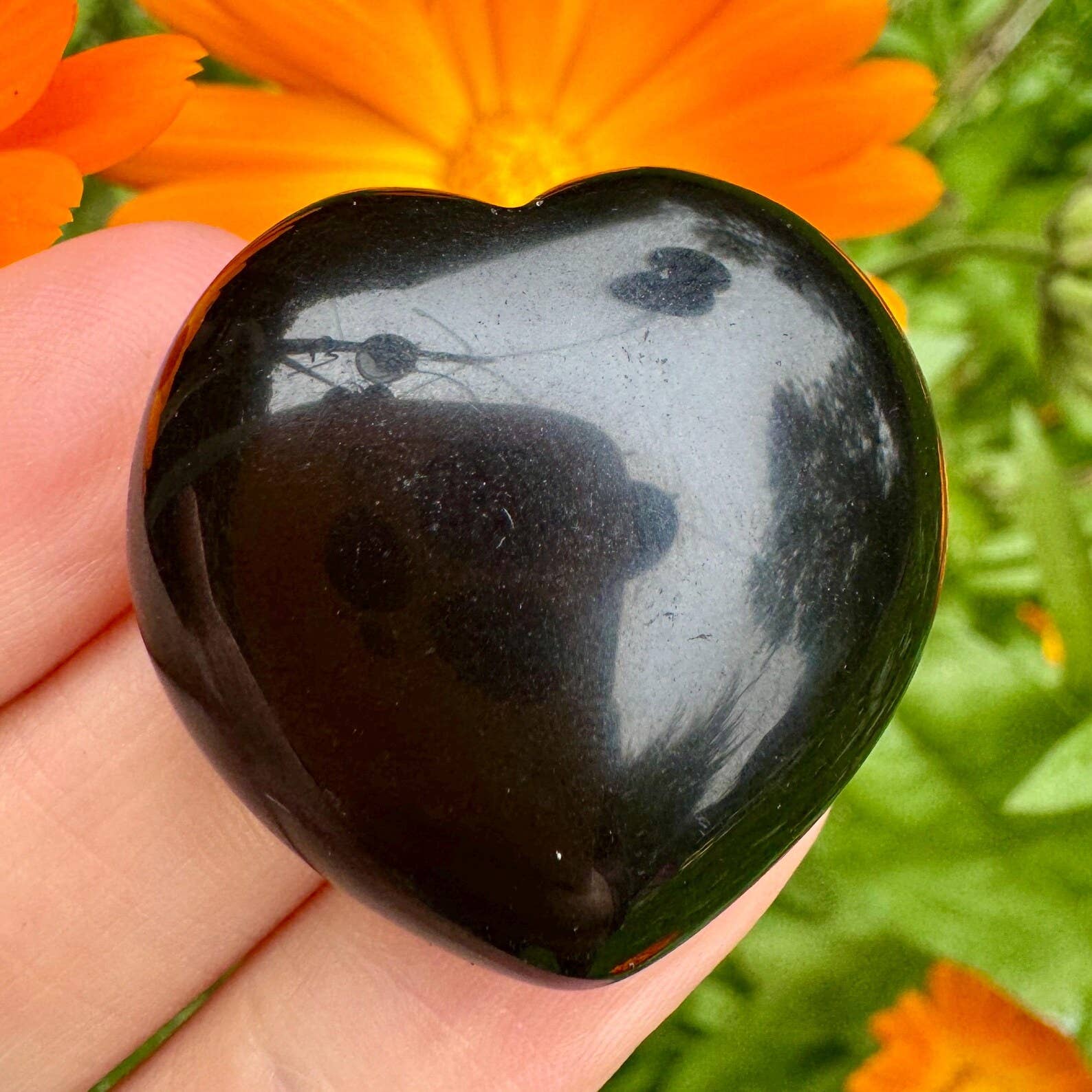 Elf Kendal Hippies - Vendita all'ingrosso Pietra/cristallo spirituale - Cuore di cristallo 30mm cuore di pietra preziosa cuori di pietra mista di Elf13