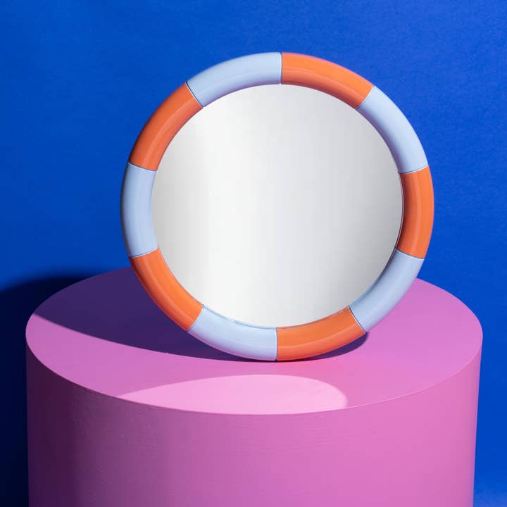 Der Cazbah - Farbblockrahmen Tan / Orange für den Großhandel von Little Fish CO