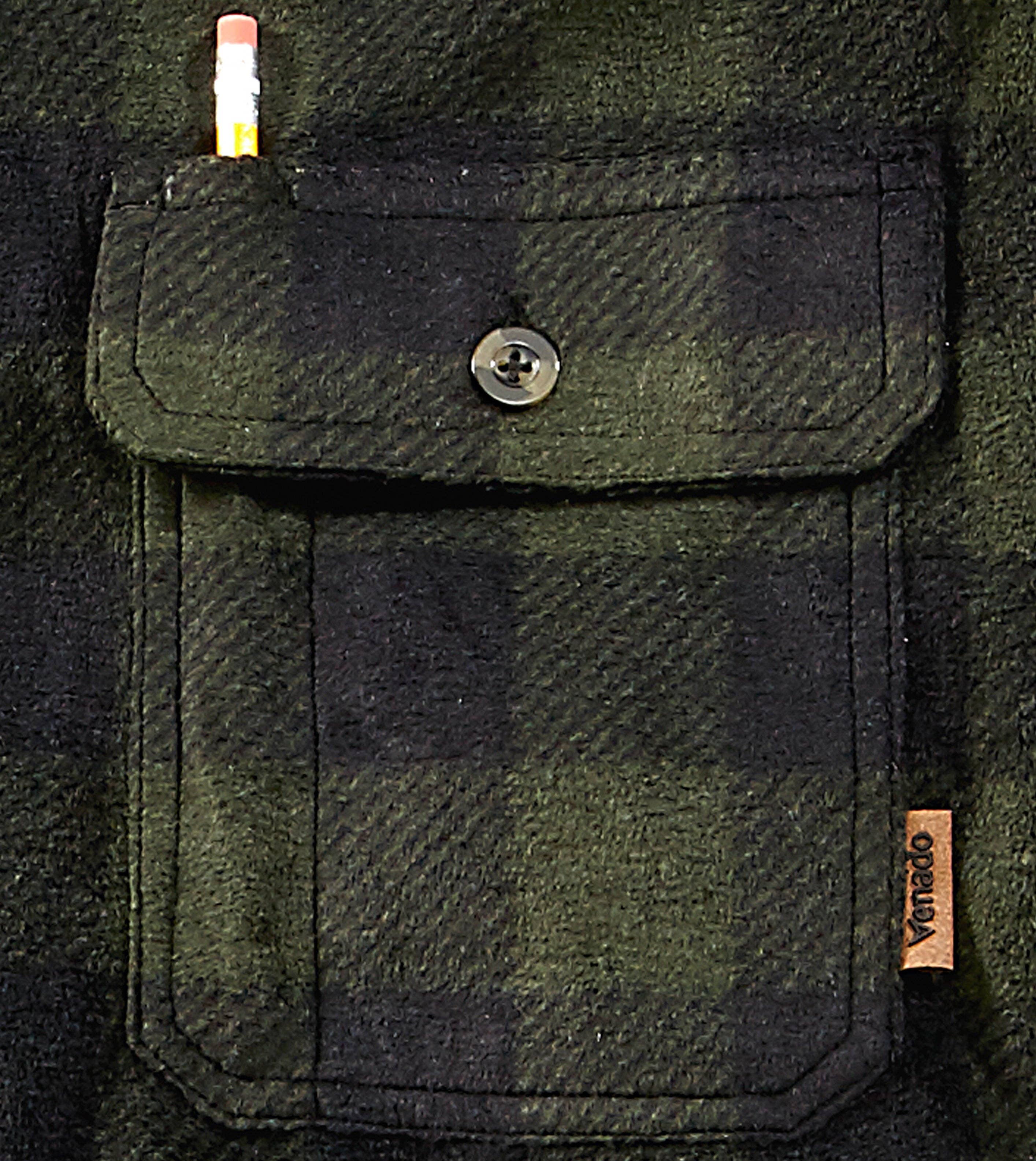 Venado – Großhandel Hemd mit Button-down-Kragen – Herren – Bonfire Fleecehemd5