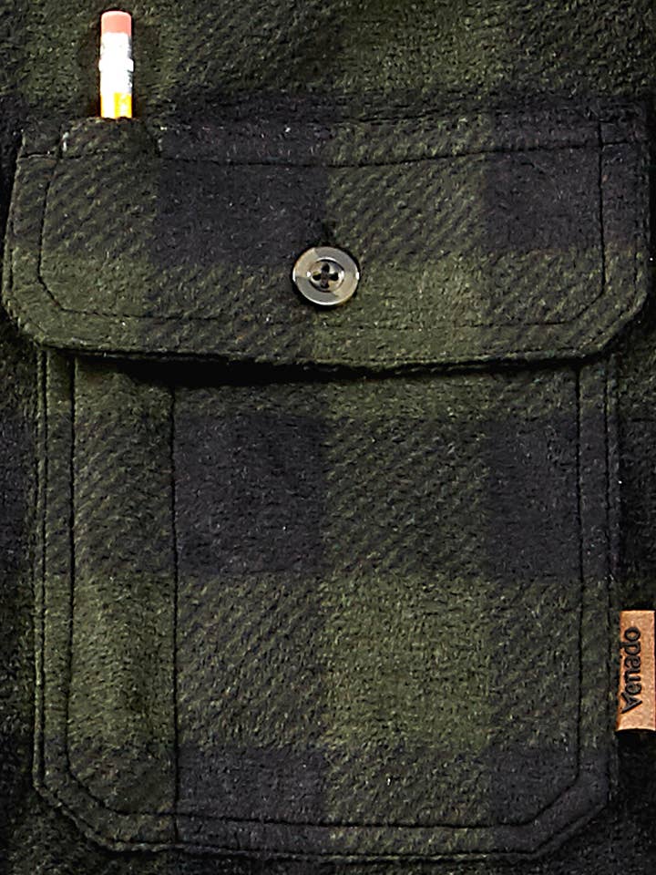 Venado – Großhandel Hemd mit Button-down-Kragen – Herren – Bonfire Fleecehemd5