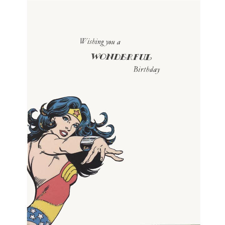 lumia designs - Wholesale Birthday Card - Wonder Woman Birthday Card