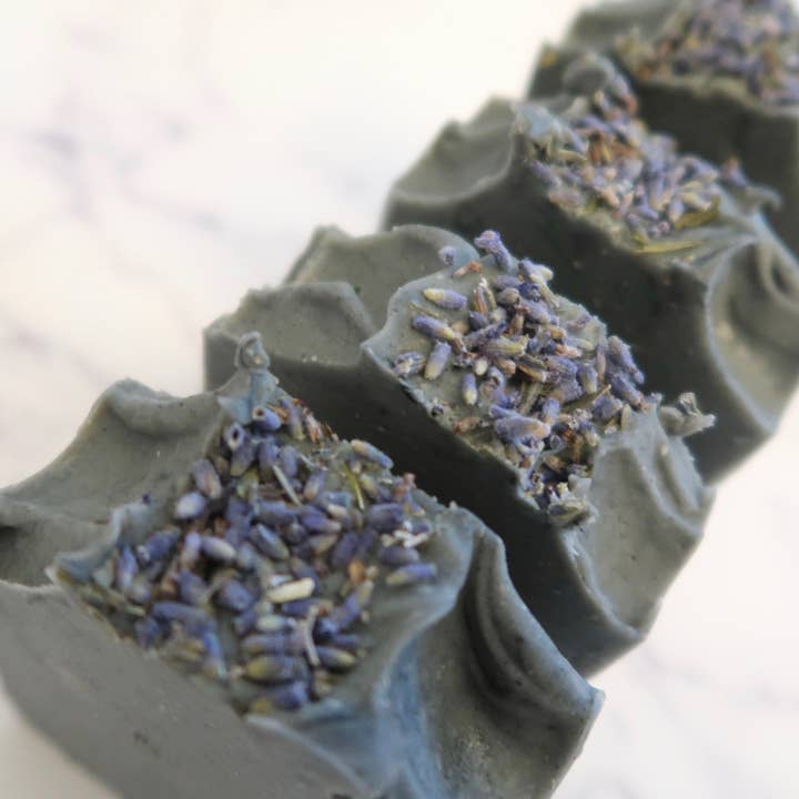 Lavender & Charcoal Body Bar for wholesale by SoyCandleNYC