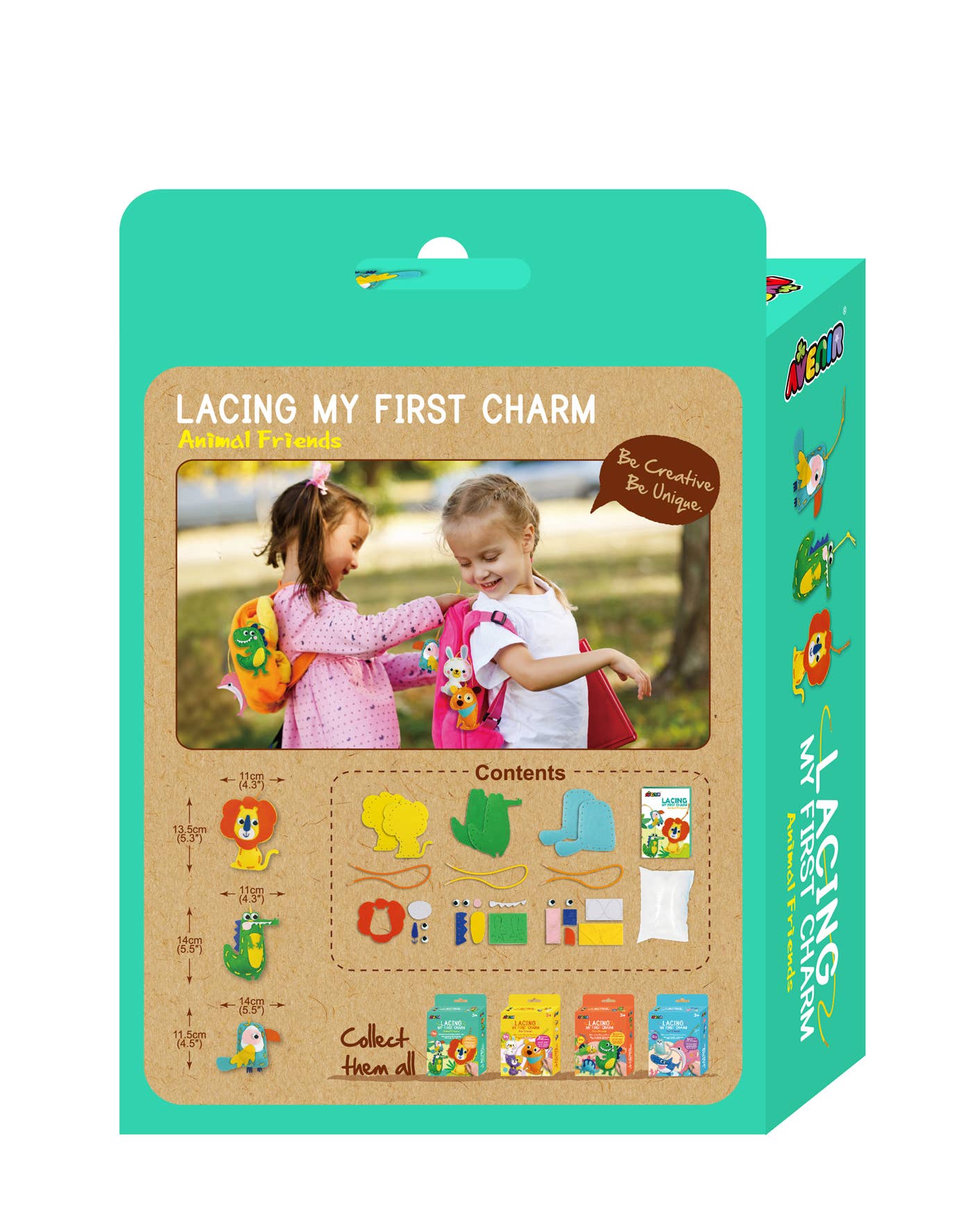 DAM - Wholesale DIY Craft Kit - Kids - Avenir - My First Lacing Kit ANIMAL FRIENDS5