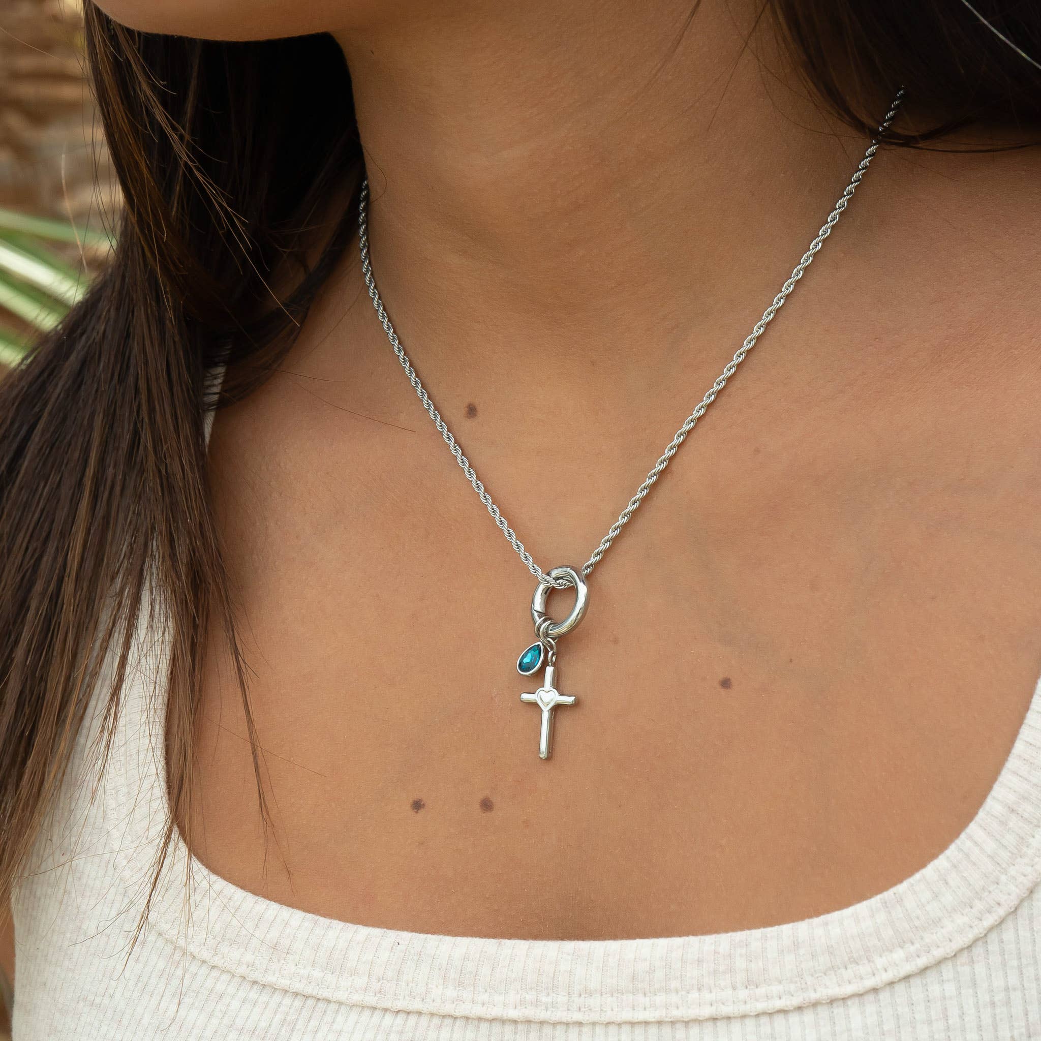 WJW – Engroshandel Spænde – 18K guld PVD mini cirkel karabinhage charm holder lås9