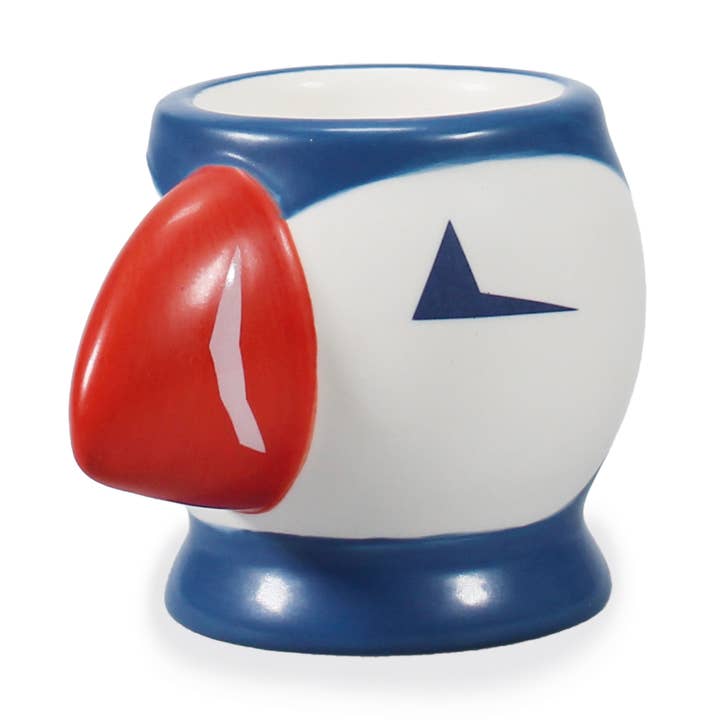 Ceramic Shaped Egg Cup Puffin Bird Coastal for wholesale by Half Moon Bay