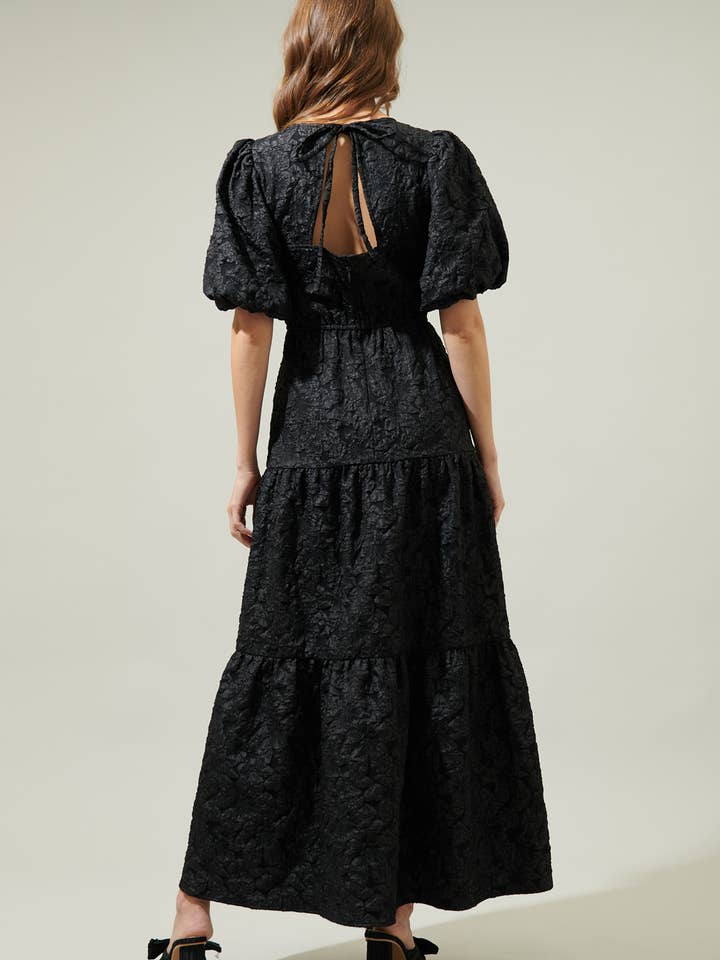 Sugarlips - Wholesale Dress - Women's - Arielle Jacquard Maxi Tiered Dress