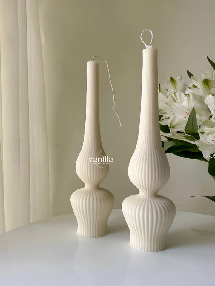The Vase Pillar Candle for wholesale by Vanilla Aroma Studio