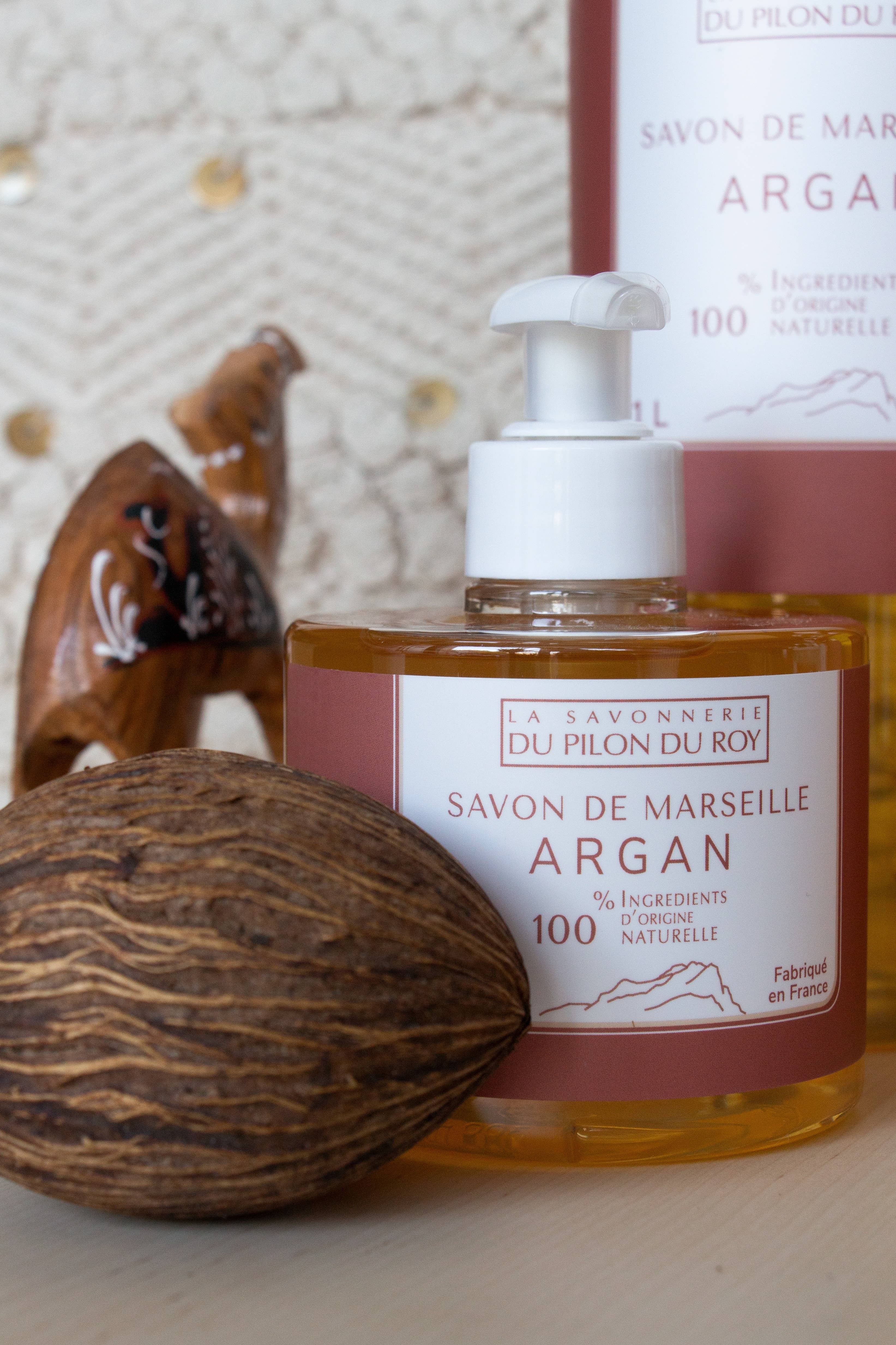 La Savonnerie du Pilon du Roy - Wholesale Hand Soap/Wash - Savon liquide de Marseille à l’huile d’Argan Bio 330ml1