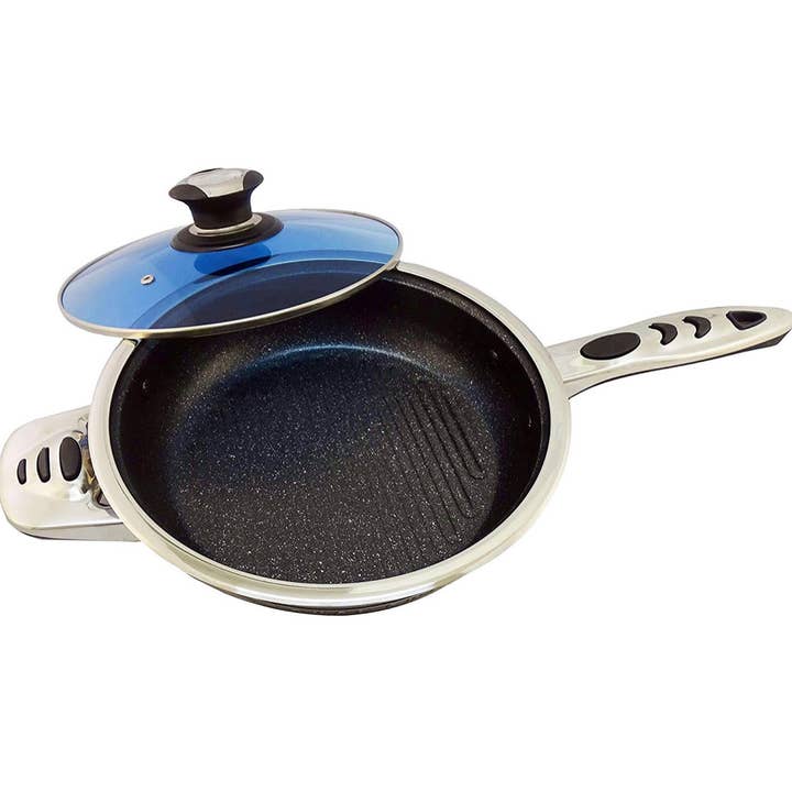 Royal Swiss - Wholesale Cookware Set - 16-Piece Stainless Steel/Glass Cookware Set4