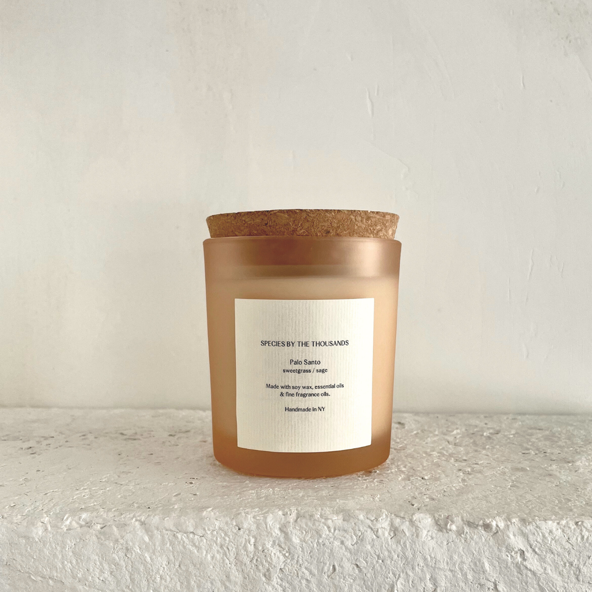Species by the Thousands - Wholesale Jar/Filled Candle - Palo Santo, Sweetgrass + Sage Handcrafted Scented Soy Candle2