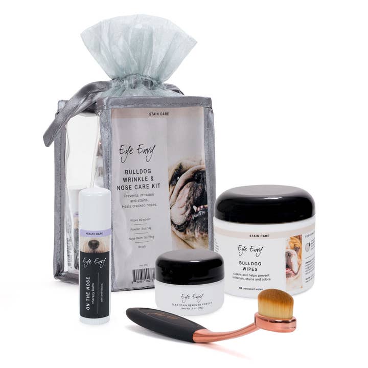 Eye Envy - Wholesale Pet Grooming Set - Dog - BULLDOG WRINKLE & NOSE CARE KIT