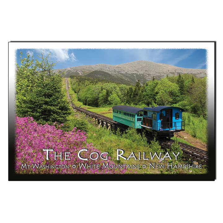 #9090 Cartão postal da Primavera na Cog Railway por atacado de White Mountain Images
