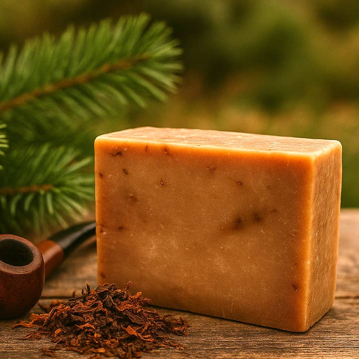 Sweet Tobacco Soap (no packaging - private label) for wholesale by DeShawn Marie Soap Boutique