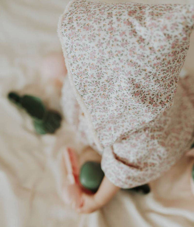 Manufacture des bébés français - Wholesale Poncho Towel - Kids & Baby - Lilac bath poncho2