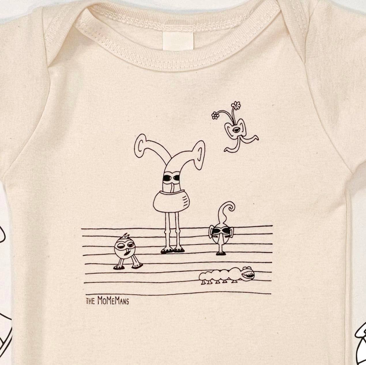 The MoMeMans - Wholesale Bodysuit (Non-Footed) - Baby - Organic Cotton Baby Onesies4