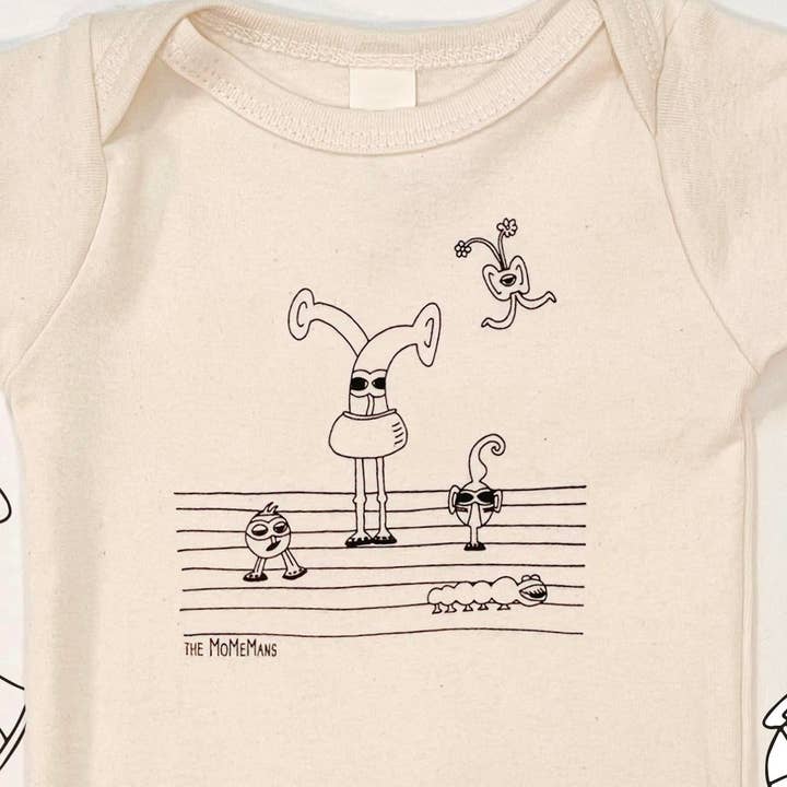 The MoMeMans - Wholesale Bodysuit (Non-Footed) - Baby - Organic Cotton Baby Onesies4