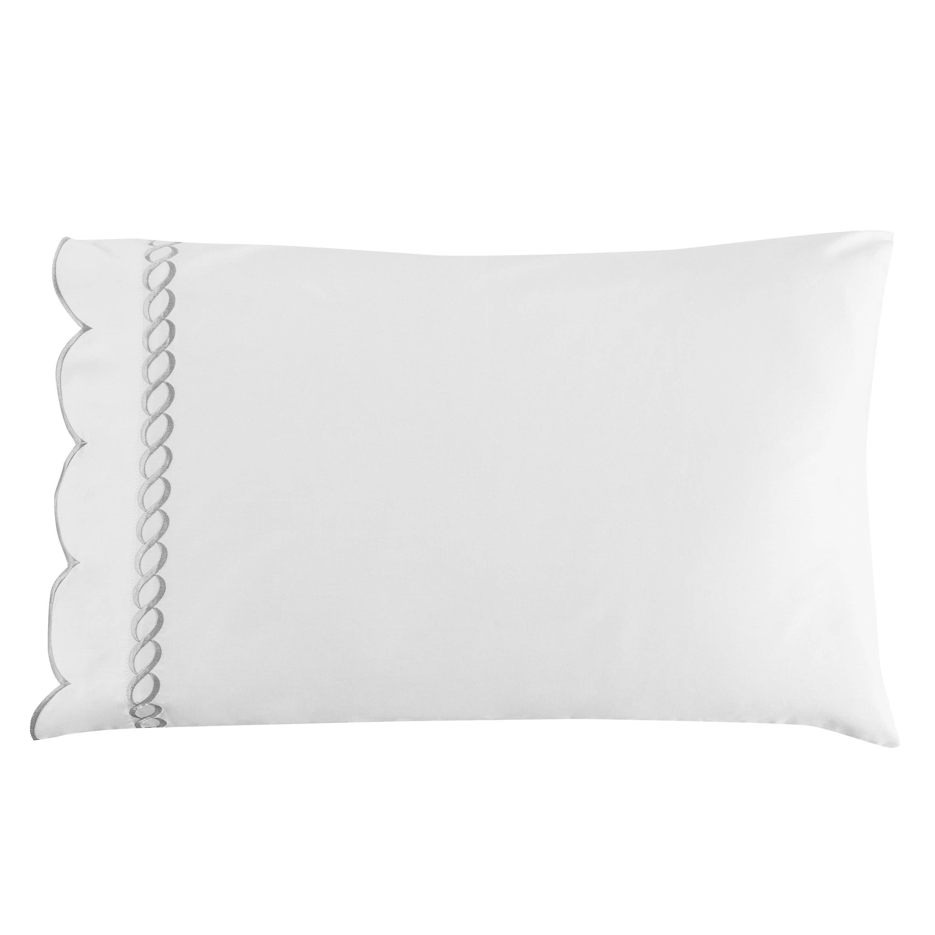 Mélange Home - Wholesale Sheet Set - 600 Thread Count Scallop Rope Embroidered Cotton Sheet Set6