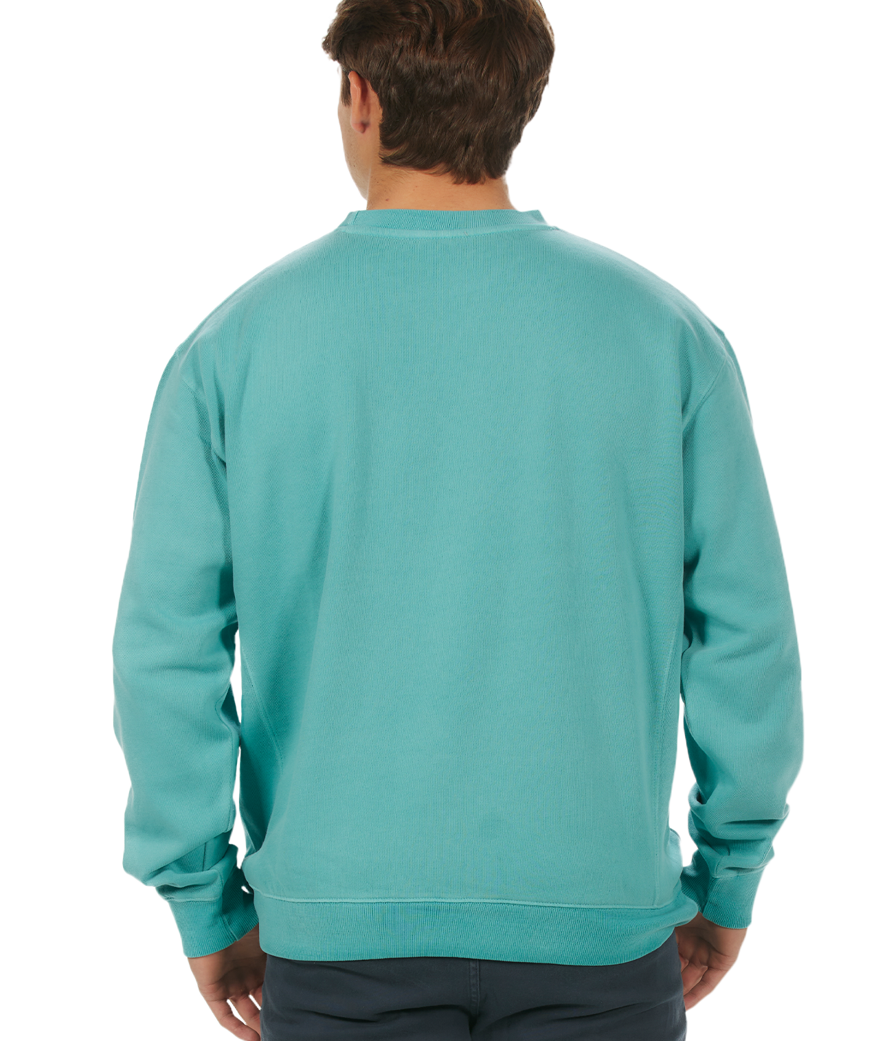 U.S. Apparel - Wholesale Sweatshirt - Women's - Unisex Garment Dyed Fleece Crew48