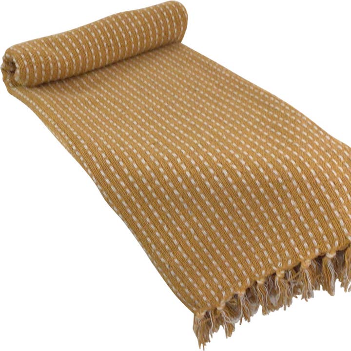 G00411: Pick stitch throw,must 80% ctn,20% poly,50x60in for wholesale by Silver Tree Home & Holiday