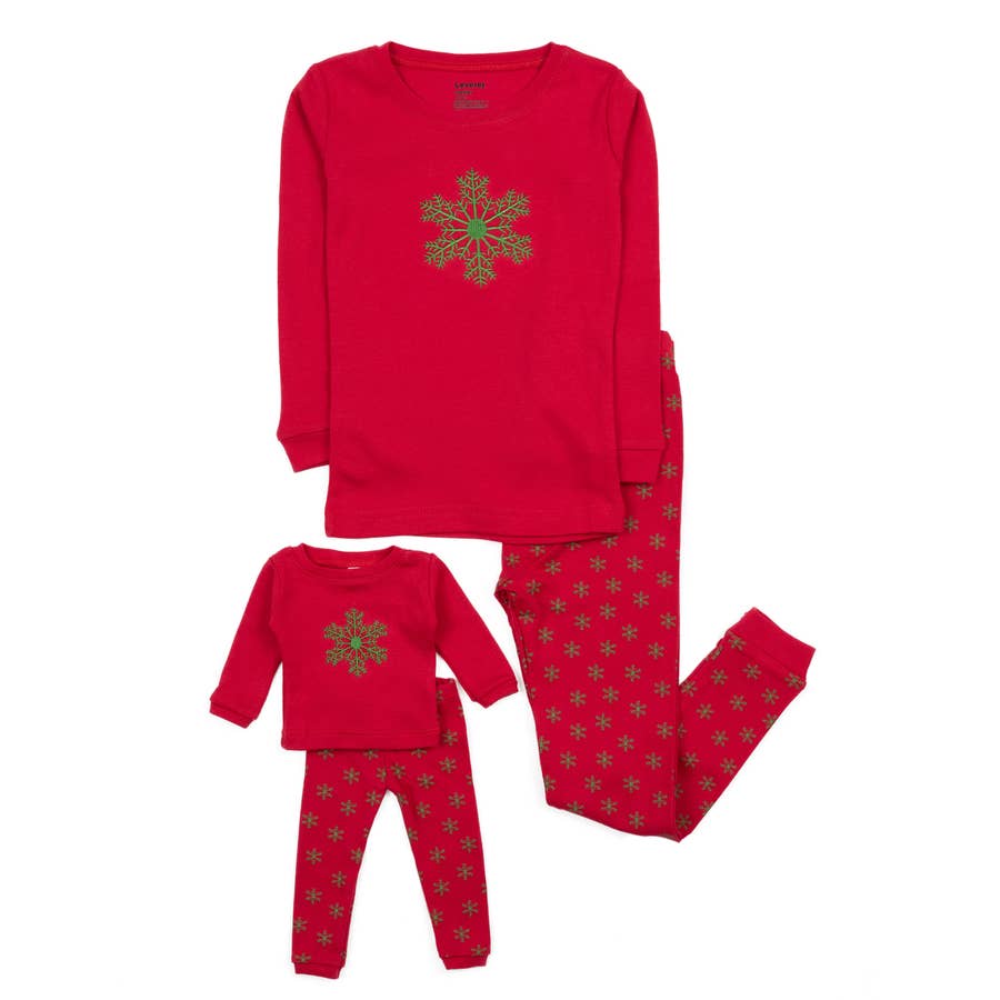 NWT Family PJs Matching Merry Snow Flakes 2pcs Pajamas Set Men Kids Various  Size