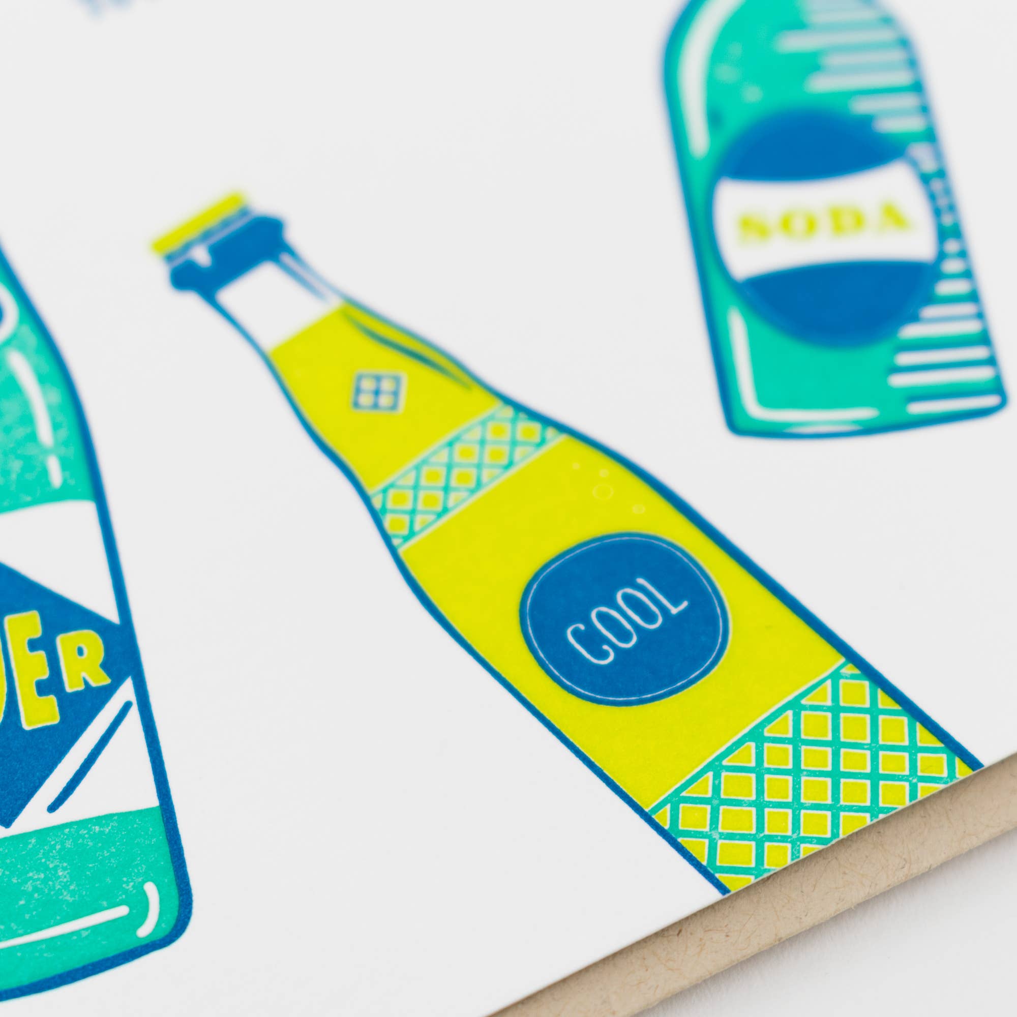 Porchlight Press Letterpress - Venta al por mayor Tarjetas del Día del Padre - Tarjeta de Sweet Pops Retro3