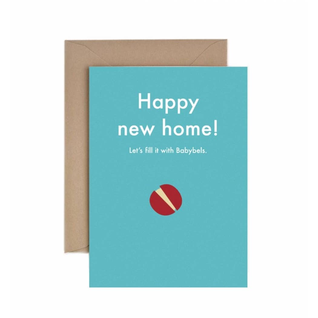 Deadpan - Wholesale Housewarming Card - Housewarming: Let's fill it with Babybels!0