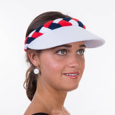 KaKyCo - Vente Visière – femme - Visières de soleil en tissu éponge tressé | BS-82397