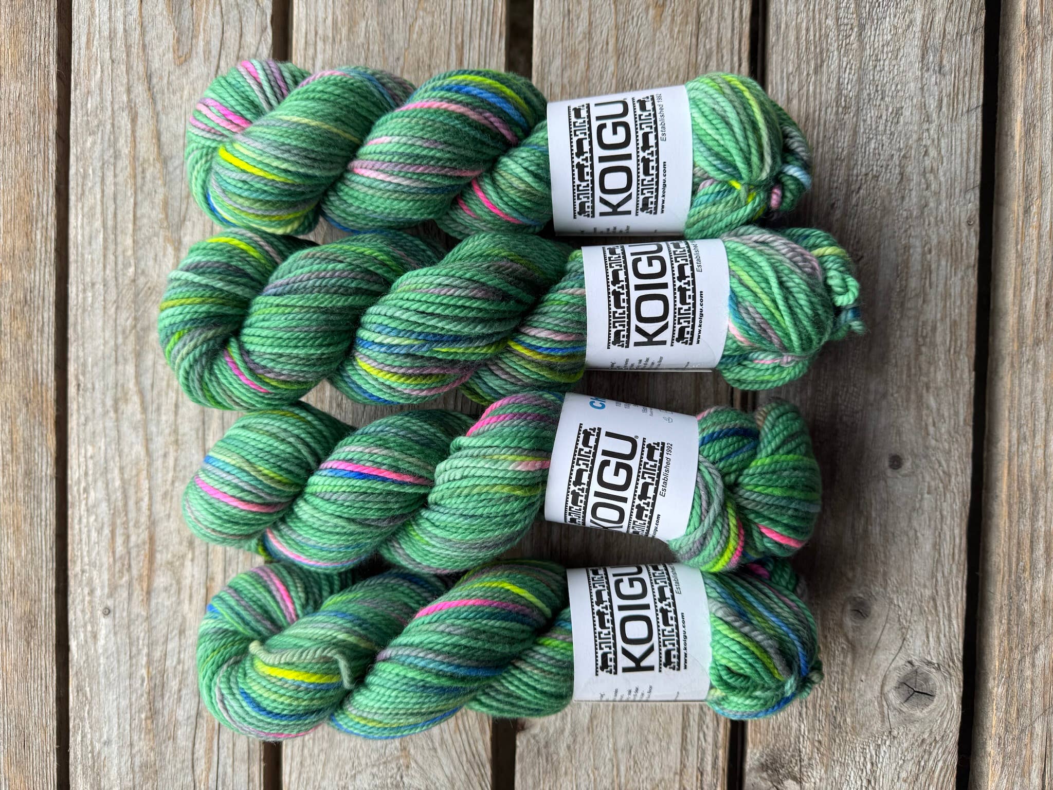 Koigu Wool Designs - Wholesale Yarn - Chelsea Aran Merino Yarn -group B2