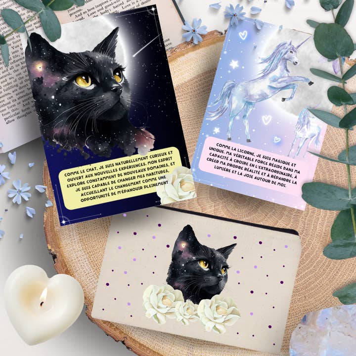 Les Moonettes - Vendita all'ingrosso Tarocchi - Carte di affermazione positiva Animals of Light (32 carte)