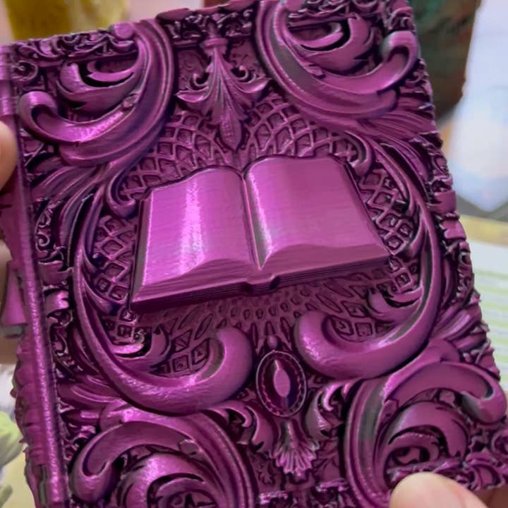 American Carver LLC - Wholesale Dice - Wizard Storage Tome for TTRPG, MTG, Pokemon, D&D Gaming!2