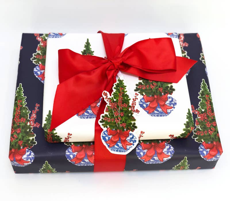 JOSIL Paperie & Gift - Vente Étiquette cadeau - Étiquette cadeau Chinoiserie Ginger Jar1