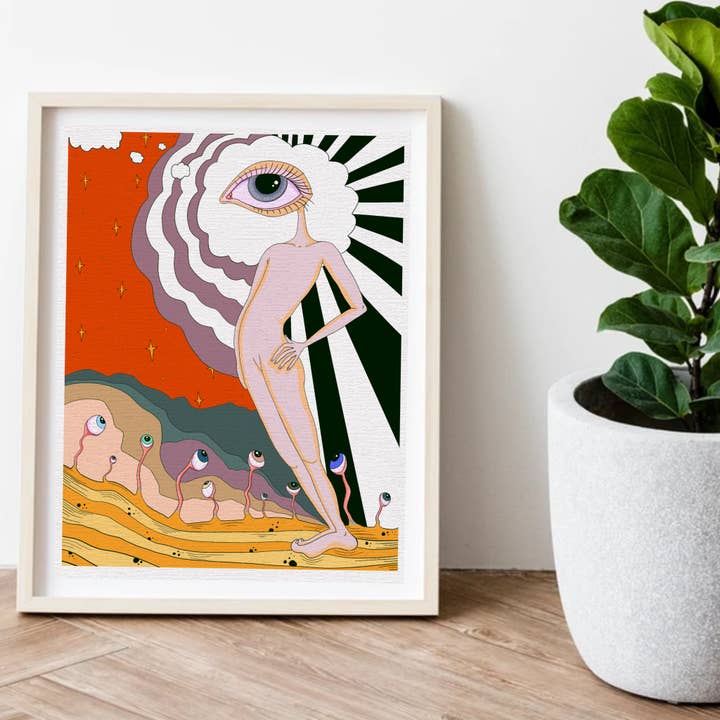 All Seeing Eye for wholesale by Danielle's Illustrations @danigdoodle