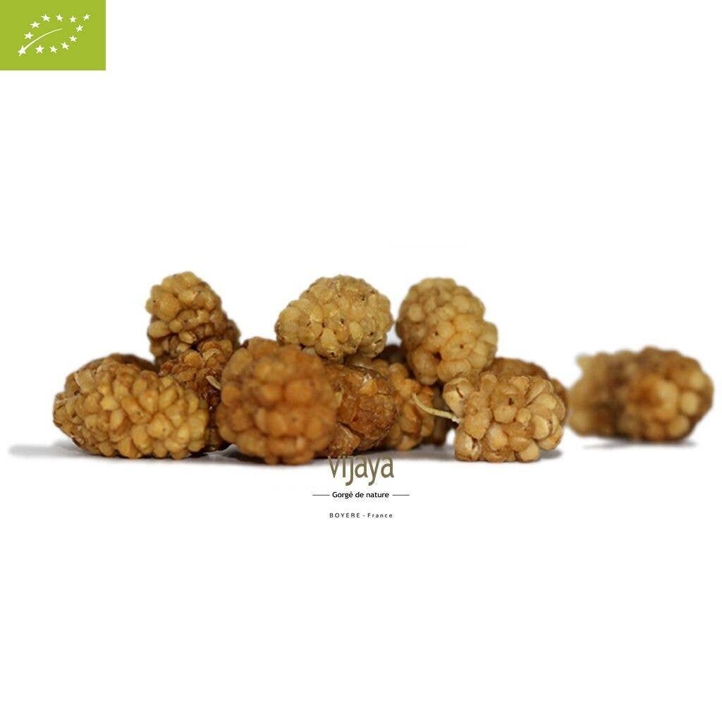 VIJAYA - SAS J.L. BOYERE - Wholesale Dried/Dehydrated Fruit - Mulberry - Dried White Mulberry - TURKEY - 4x2.5 Kg - Organic*1